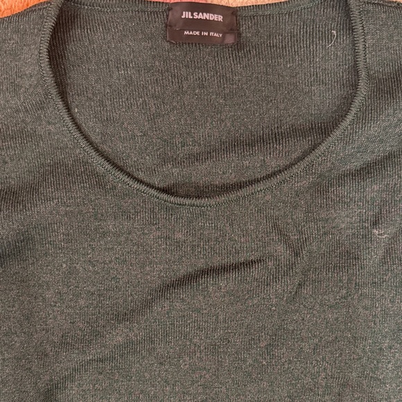 Jil Sander Forest Green Knit Top (man) - Picture 2 of 6